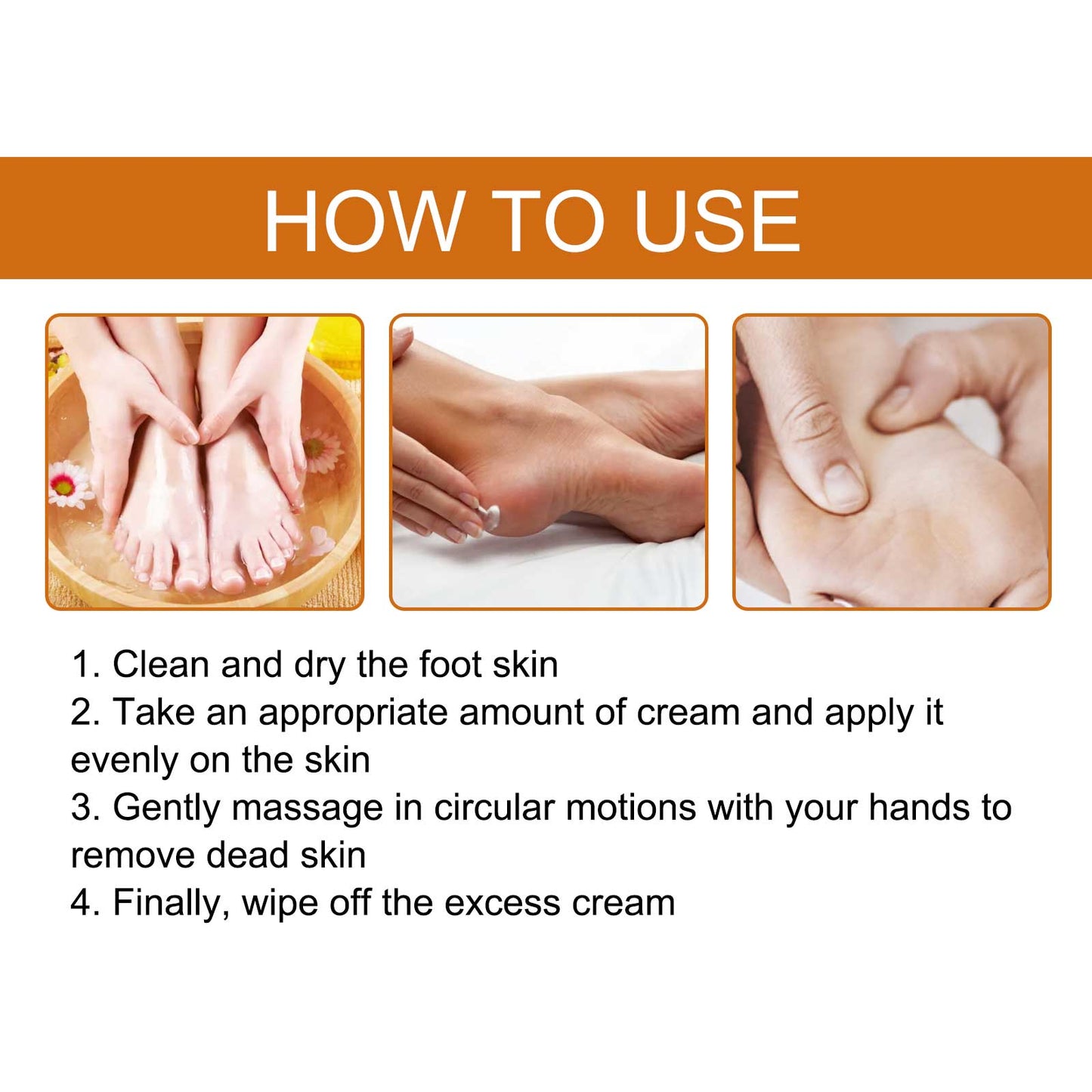 Horse Oil Foot Care Cream, Repair Heel Peeling Anti-Cracking Moisturizing Foot Care Cream