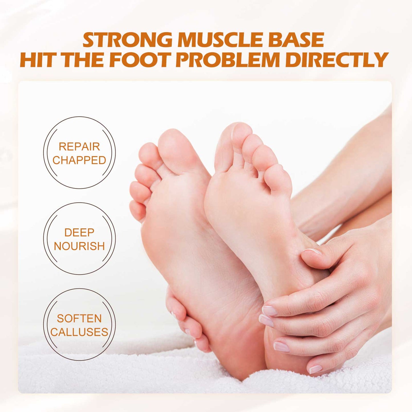 Horse Oil Foot Care Cream, Repair Heel Peeling Anti-Cracking Moisturizing Foot Care Cream