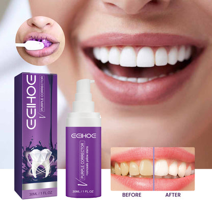 Purple Corrector, Clean Stains Whitening Teeth Care Gums Fresh Mouth Care Toothpaste