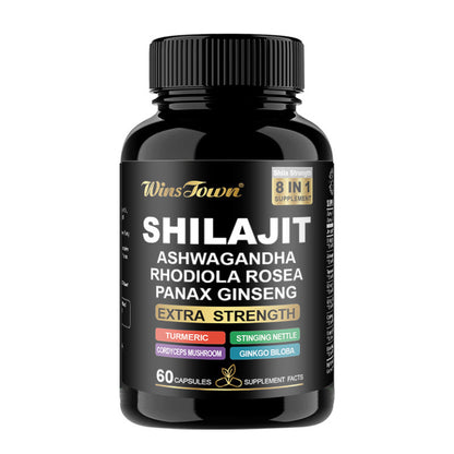 Shilajit Capsules Pure Himalayan Shilajit with Ashwagandha