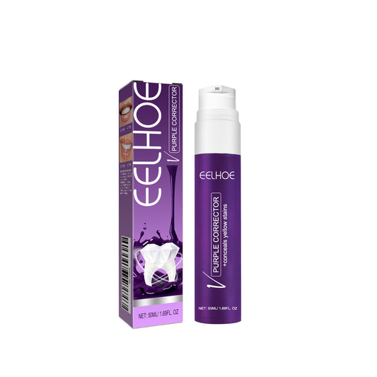 V34 Purple Toothpaste Beauty Teeth Stain Removal Anti-Pigmentation Yellow Teeth Clean White Bright White
