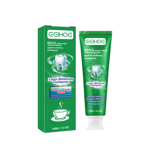 3 Days Whitening Toothpaste, Clean Mouth Odor To Yellow Tartar Haun White Teeth Gum Toothpaste